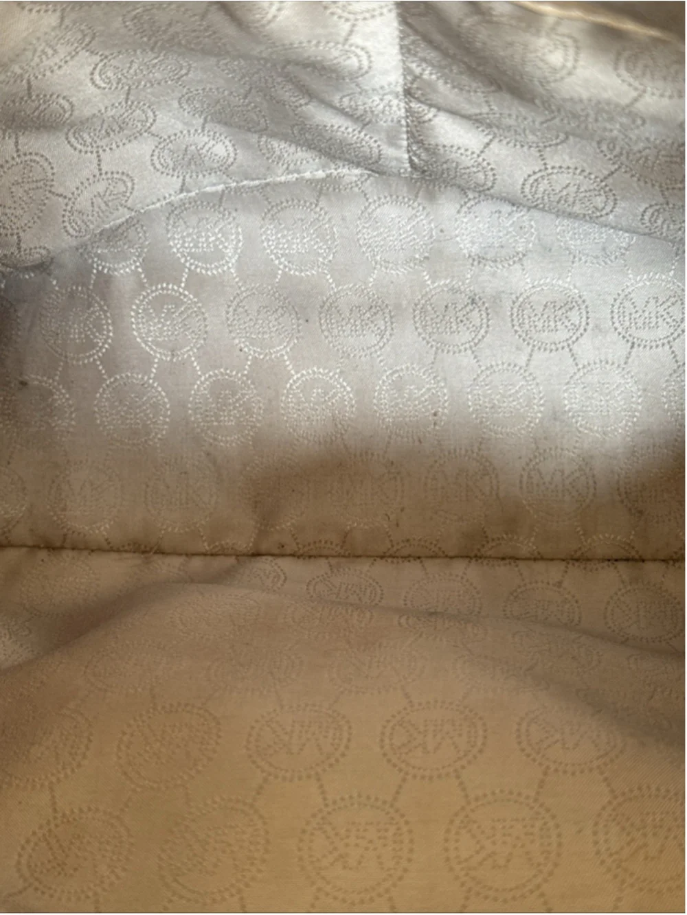 Michael Kors Women's Jet Set Travel Beige Saffiano Leather Pockets Tote Bag - Picture 5 of 7